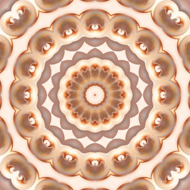 Soyut renkli yaratıcı dijital mandala arkaplan görüntüsü 