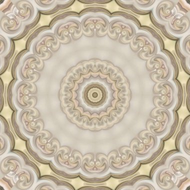 Soyut renkli yaratıcı dijital mandala arkaplan görüntüsü 