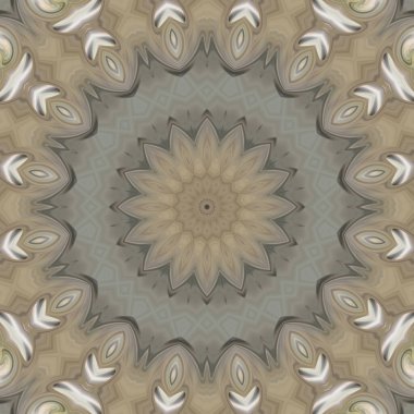 Soyut renkli yaratıcı dijital mandala arkaplan görüntüsü 