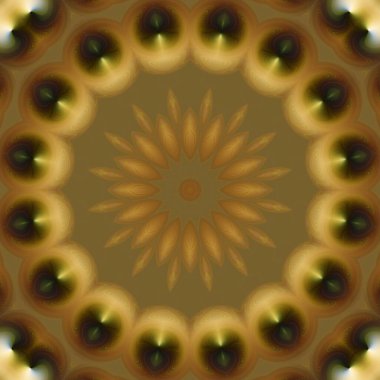 Soyut renkli yaratıcı dijital mandala arkaplan görüntüsü 