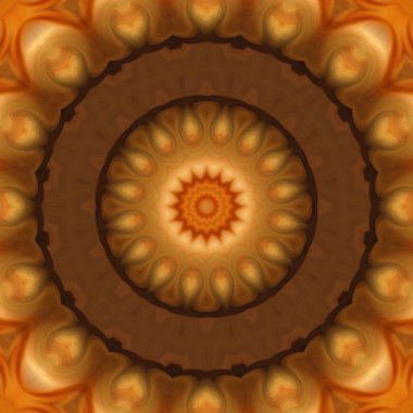 Soyut renkli yaratıcı dijital mandala arkaplan görüntüsü 