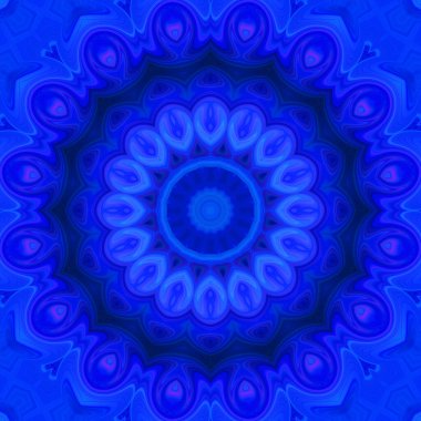 Soyut renkli yaratıcı dijital mandala arkaplan görüntüsü 