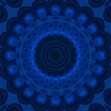 Soyut renkli yaratıcı dijital mandala arkaplan görüntüsü 