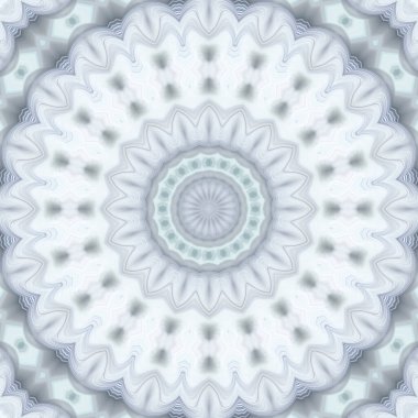 Soyut renkli yaratıcı dijital mandala arkaplan görüntüsü 