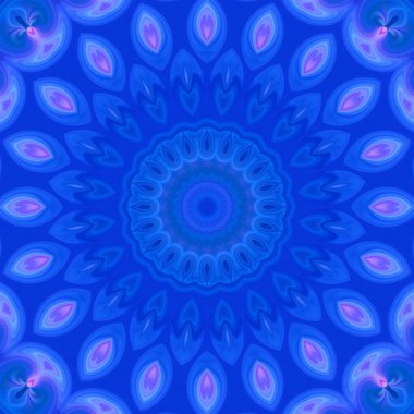 Renkli soyut mandala arkaplanı, kaleydoskop deseni 