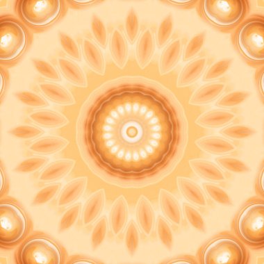 Renkli soyut mandala arkaplanı, kaleydoskop deseni 