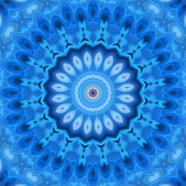 Abstract Kleurrijke Creatieve Digitale Mandala Achtergrond Uitzicht — Stockfoto