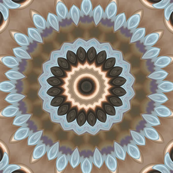 Soyut renkli yaratıcı dijital mandala arkaplan görüntüsü 