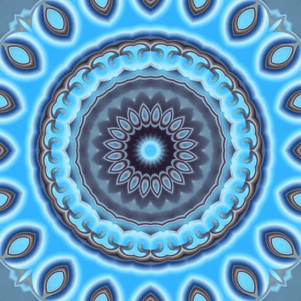 Soyut renkli yaratıcı dijital mandala arkaplan görüntüsü 