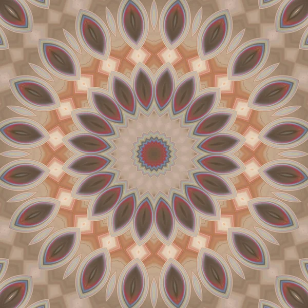 Soyut renkli yaratıcı dijital mandala arkaplan görüntüsü 