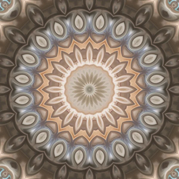 Soyut renkli yaratıcı dijital mandala arkaplan görüntüsü 