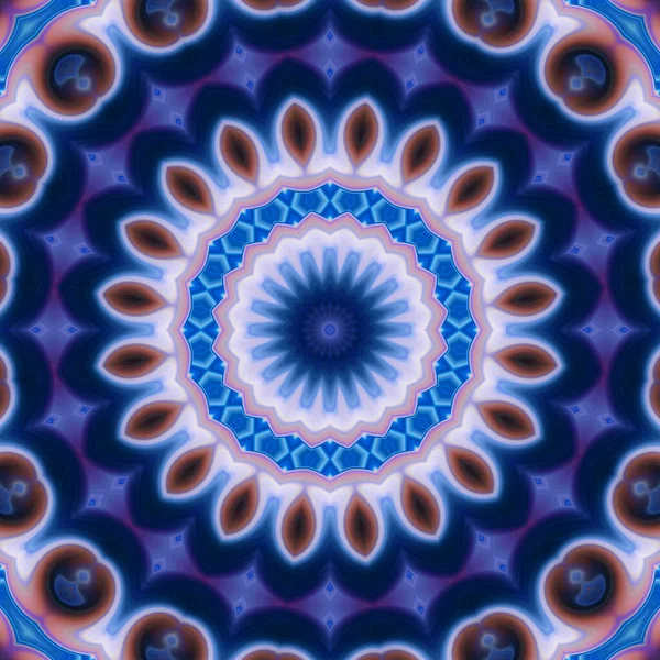 Soyut renkli yaratıcı dijital mandala arkaplan görüntüsü 