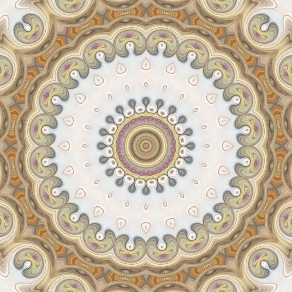 Soyut renkli yaratıcı dijital mandala arkaplan görüntüsü 