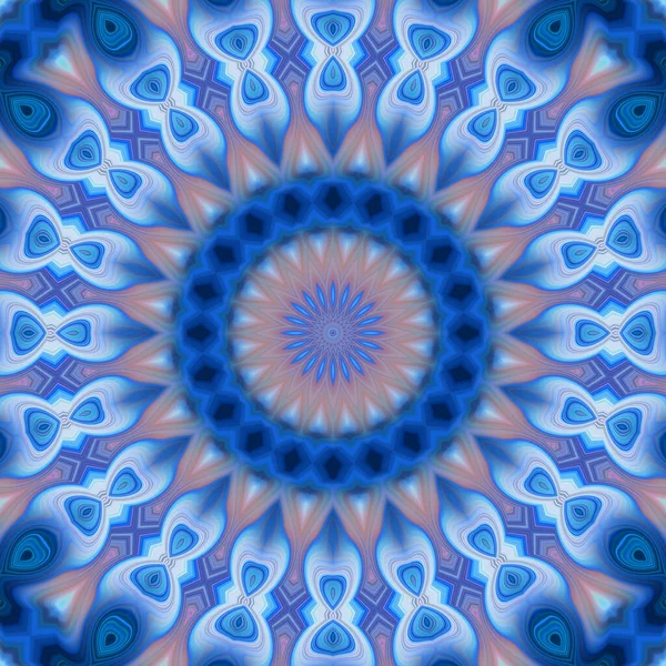 Soyut renkli yaratıcı dijital mandala arkaplan görüntüsü 