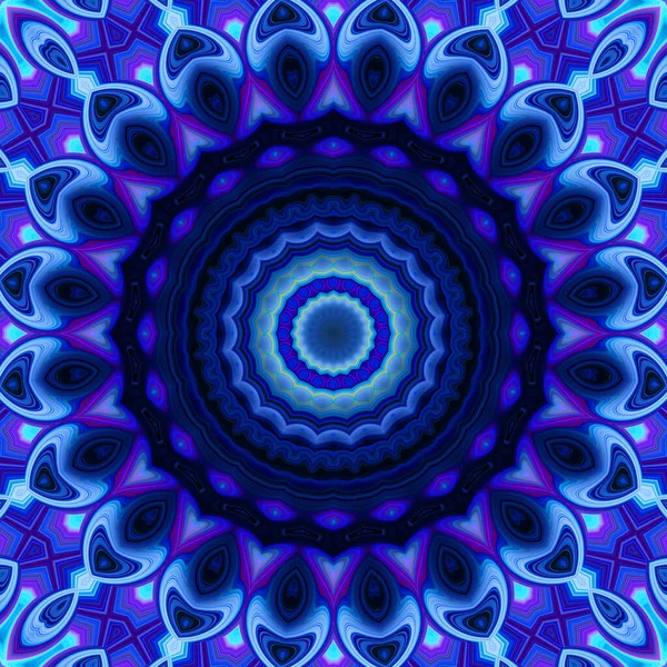 Soyut renkli yaratıcı dijital mandala arkaplan görüntüsü 