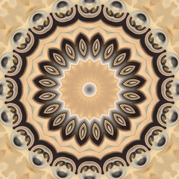 Soyut renkli yaratıcı dijital mandala arkaplan görüntüsü 