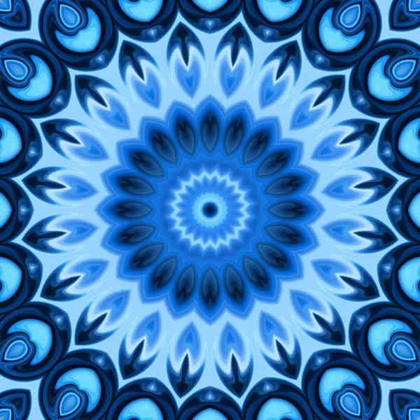 Soyut renkli yaratıcı dijital mandala arkaplan görüntüsü 