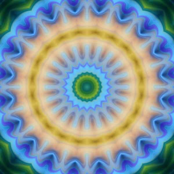 Soyut renkli yaratıcı dijital mandala arkaplan görüntüsü 
