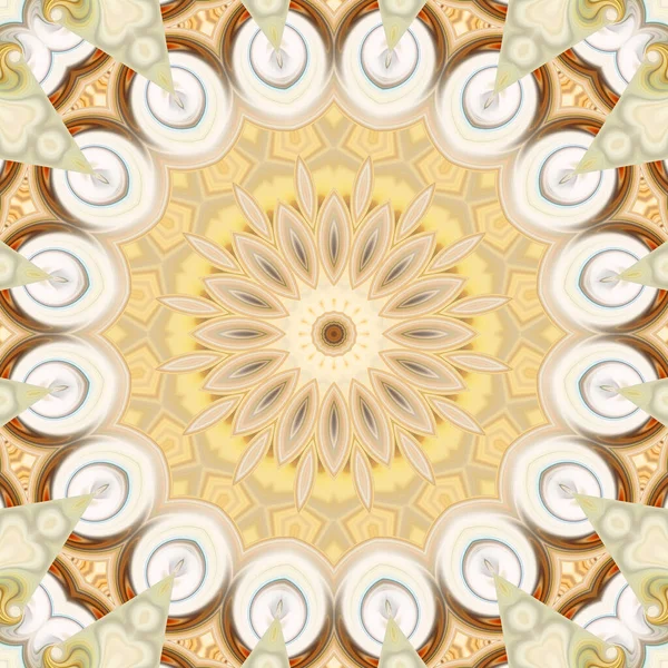 Soyut renkli yaratıcı dijital mandala arkaplan görüntüsü 