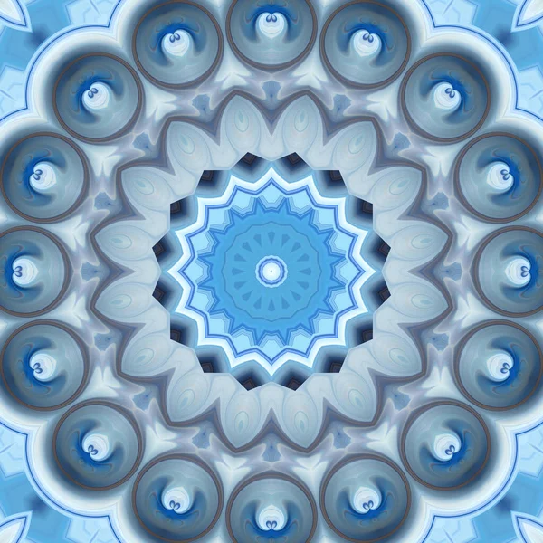 Soyut renkli yaratıcı dijital mandala arkaplan görüntüsü 