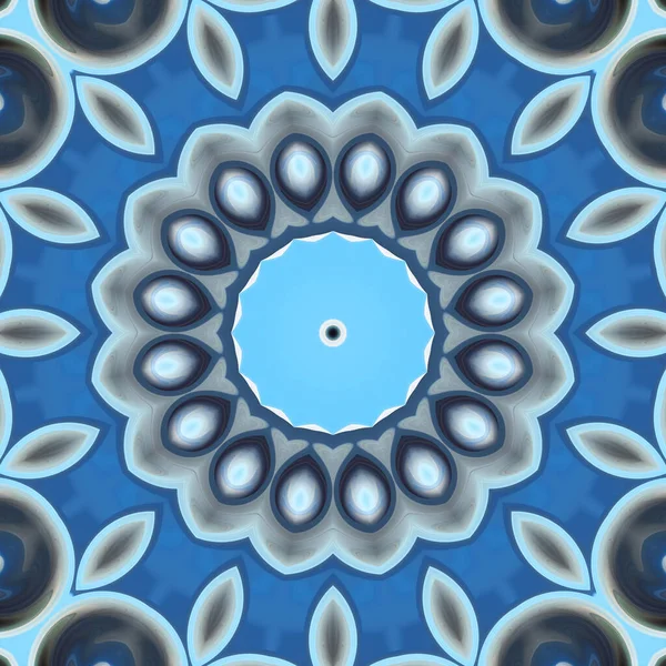 Soyut renkli yaratıcı dijital mandala arkaplan görüntüsü 