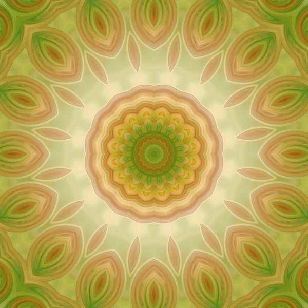 Soyut renkli yaratıcı dijital mandala arkaplan görüntüsü 