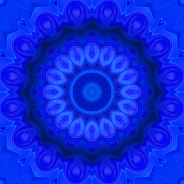 Soyut renkli yaratıcı dijital mandala arkaplan görüntüsü 