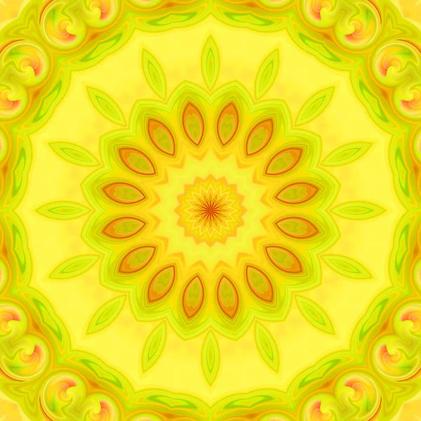 Soyut renkli yaratıcı dijital mandala arkaplan görüntüsü 