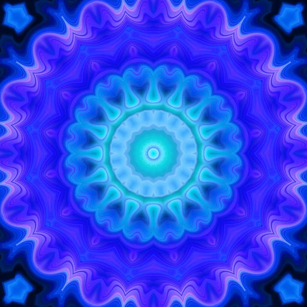 Soyut renkli yaratıcı dijital mandala arkaplan görüntüsü 