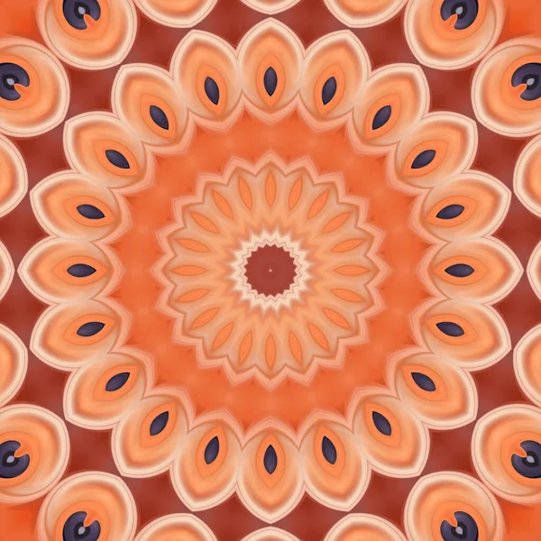 Soyut renkli yaratıcı dijital mandala arkaplan görüntüsü 