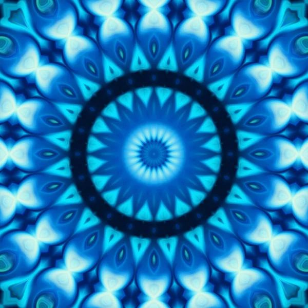 Soyut renkli yaratıcı dijital mandala arkaplan görüntüsü 