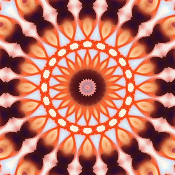 Abstract Colorful Creative Digital Mandala Background View — Stock Photo, Image