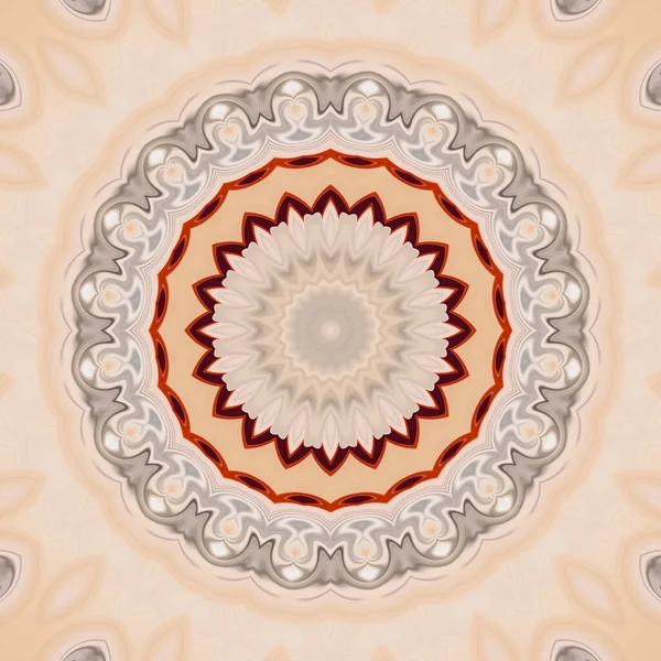 Soyut renkli yaratıcı dijital mandala arkaplan görüntüsü 