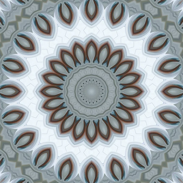 Soyut renkli yaratıcı dijital mandala arkaplan görüntüsü 