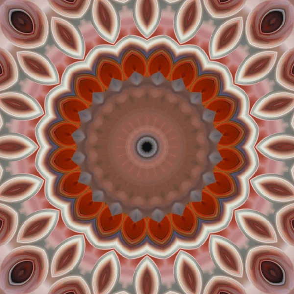 Abstract Colorful Creative Digital Mandala Background View — Stock Photo, Image