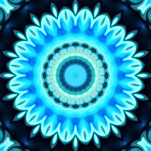 Soyut renkli yaratıcı dijital mandala arkaplan görüntüsü 