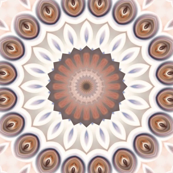 Soyut renkli yaratıcı dijital mandala arkaplan görüntüsü 