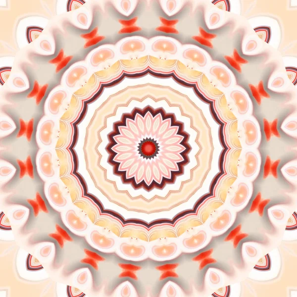 Soyut renkli yaratıcı dijital mandala arkaplan görüntüsü 