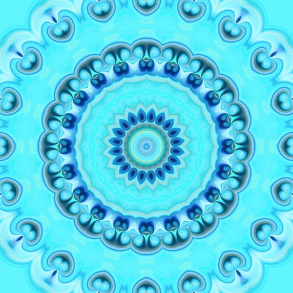 Renkli soyut mandala arkaplanı, kaleydoskop deseni 