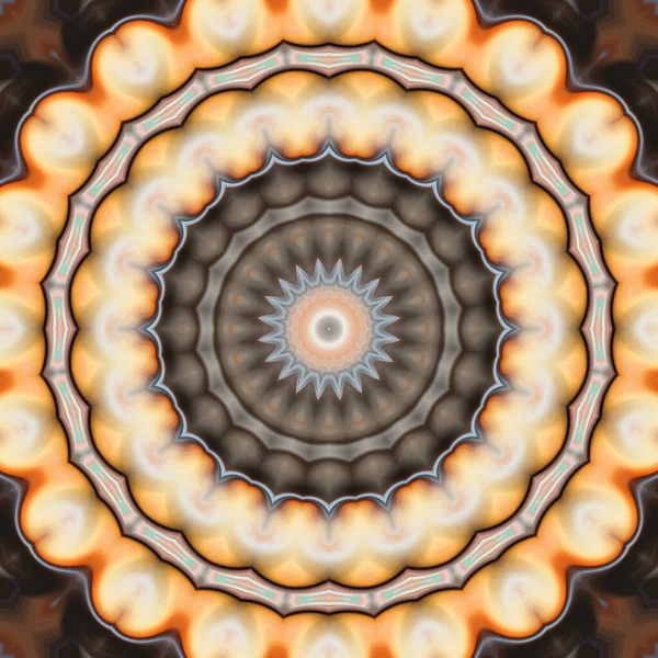Renkli soyut mandala arkaplanı, kaleydoskop deseni 