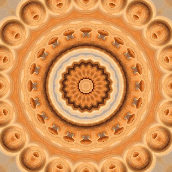 Renkli soyut mandala arkaplanı, kaleydoskop deseni 