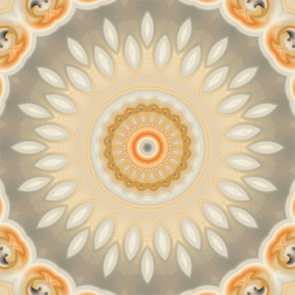 Renkli soyut mandala arkaplanı, kaleydoskop deseni 