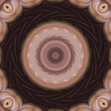 soyut renkli mandala dönüş konsepti arkaplanı 