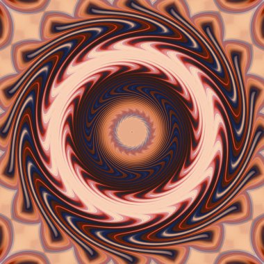 soyut renkli mandala dönüş konsepti arkaplanı 