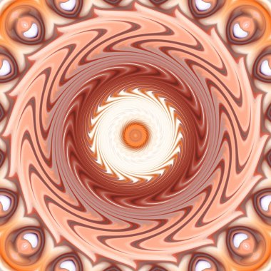 soyut renkli mandala dönüş konsepti arkaplanı 