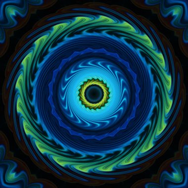 soyut renkli mandala dönüş konsepti arkaplanı 