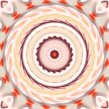 soyut renkli mandala dönüş konsepti arkaplanı 