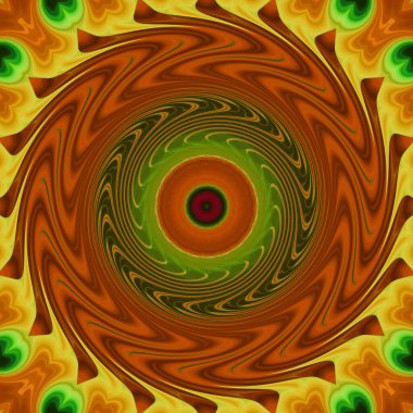 soyut renkli mandala dönüş konsepti arkaplanı 