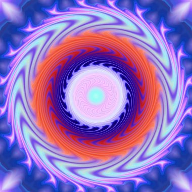 soyut renkli mandala dönüş konsepti arkaplanı 