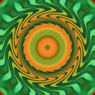 soyut renkli mandala dönüş konsepti arkaplanı 